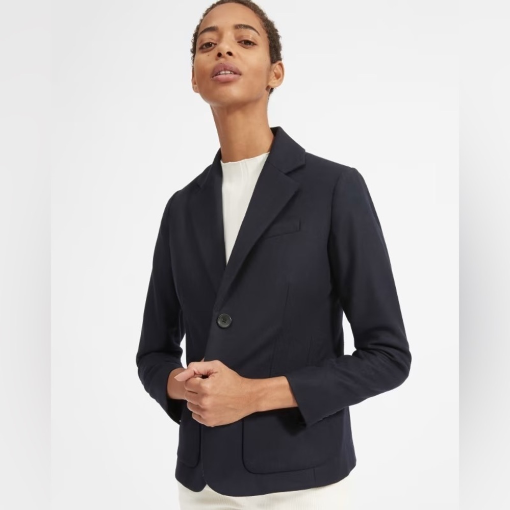 NEW Everlane The Wool Academy Blazer in Navy‎ 00